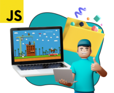 Программирование на JavaScript. Учимся создавать игры! - КИБЕРшкола программирования для детей, компьютерные курсы для школьников, начинающих и подростков - KIBERone г. Люблино