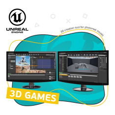 Unreal Engine 4. Игровой движок - КИБЕРшкола программирования для детей, компьютерные курсы для школьников, начинающих и подростков - KIBERone г. Люблино