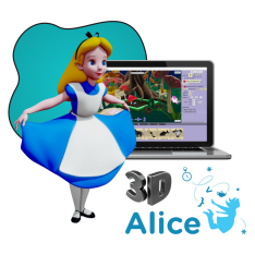 Alice 3d - КИБЕРшкола программирования для детей, компьютерные курсы для школьников, начинающих и подростков - KIBERone г. Люблино