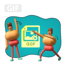 Gif-анимация - КИБЕРшкола программирования для детей, компьютерные курсы для школьников, начинающих и подростков - KIBERone г. Люблино