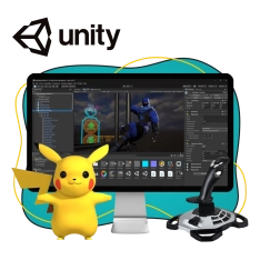 Мир игр на Unity 2D на популярном движке + AI-помощники - КИБЕРшкола программирования для детей, компьютерные курсы для школьников, начинающих и подростков - KIBERone г. Люблино