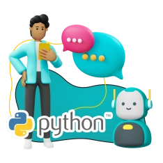 Умный чат-бот на Python на Telegram - КИБЕРшкола программирования для детей, компьютерные курсы для школьников, начинающих и подростков - KIBERone г. Люблино