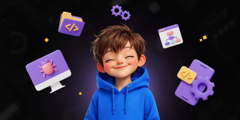 Идеальный сайт с нуля: код, дизайн и AI-помощник - КИБЕРшкола программирования для детей, компьютерные курсы для школьников, начинающих и подростков - KIBERone г. Люблино